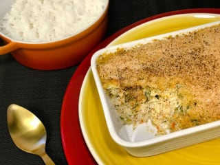Imagem ilustrativa da receita GRATINADO DE SIRI AO DENDÊ