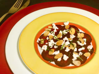 Imagem ilustrativa da receita MINI CARPACCIO DE BETERRABA
