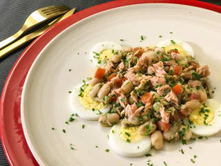 Imagem ilustrativa da receita SALADINHA DE FEIJÃO BRANCO COM ATUM