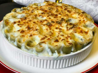 Imagem ilustrativa da receita TORTA DE RIGATONI COM COGUMELOS