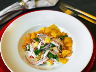 Imagem ilustrativa da receita CEVICHE DE CARNE DE COCO