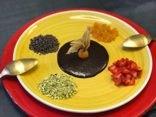 Imagem ilustrativa da receita GANACHE DE CACAU, DAMASCO E FAROFA