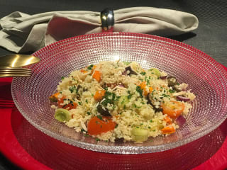Imagem ilustrativa da receita COUSCOUS DE PAINÇO TIPO MARROQUINO