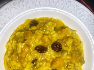 Imagem ilustrativa da receita RISOTO DE ABÓBORA COM CRANBERRY