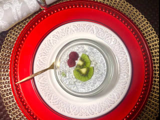Imagem ilustrativa da receita GELATINA DE CHIA COM KIWI