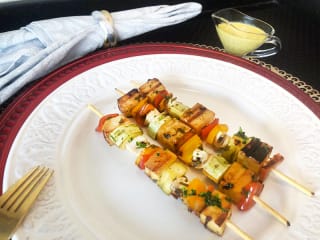 Imagem ilustrativa da receita KEBAB DE LEGUMES E TOFU DEFUMADO