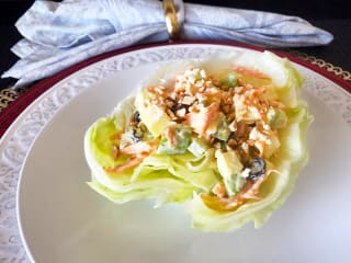 Imagem ilustrativa da receita MINI SALPICÃO DE MAÇÃ COM MAIONESE DE TOFU