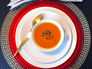 Imagem ilustrativa da receita SOPA FRIA DE MARACUJÁ COM PIMENTA
