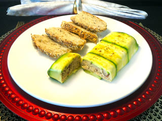 Imagem ilustrativa da receita TERRINE DE TOFU E LENTILHAS COM ABOBRINHA