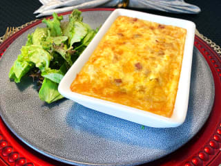 Imagem ilustrativa da receita FALSA QUICHE DE COUVE-FLOR, QUEIJO E BACON