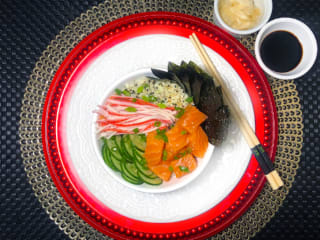 Imagem ilustrativa da receita SUSHI DE COUVE-FLOR DESCONSTRUÍDO