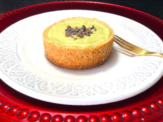 Imagem ilustrativa da receita CHEESECAKE DE ABACATE VEGANO