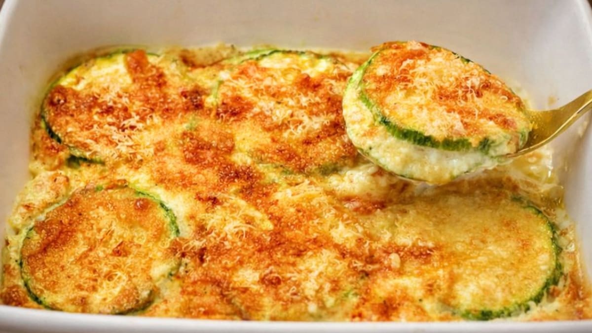 Imagem ilustrativa da receita ABOBRINHA GRATINADA NA AIRFRYER