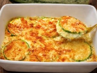 Imagem ilustrativa da receita ABOBRINHA GRATINADA NA AIRFRYER