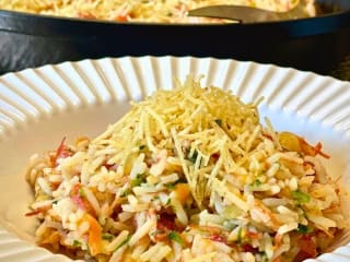 Imagem ilustrativa da receita ARROZ CARRETEIRO NA PRESSÃO