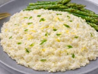 Imagem ilustrativa da receita ARROZ DE COUVE-FLOR CREMOSO COM LIMÃO LOW CARB