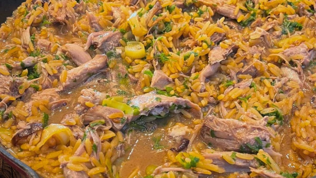 Imagem ilustrativa da receita ARROZ DE PATO