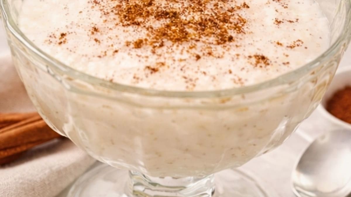 Imagem ilustrativa da receita ARROZ DOCE CREMOSO COM LEITE DE COCO