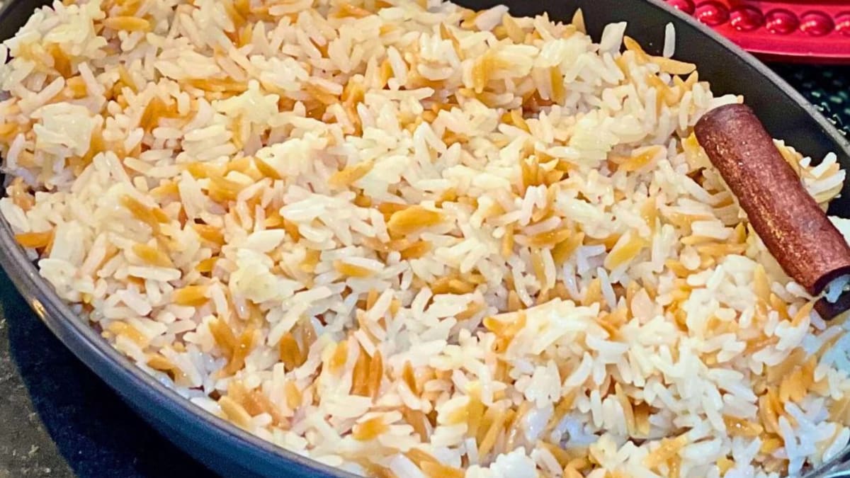 Imagem ilustrativa da receita Arroz com macarrãozinho (arroz sírio)