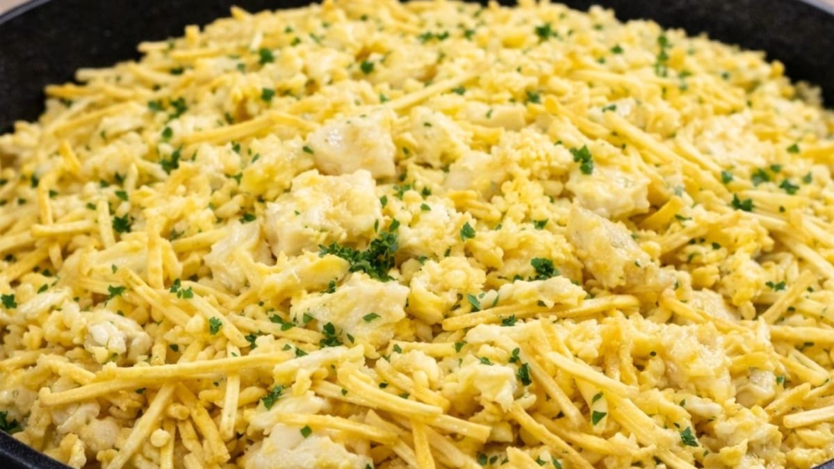 Imagem ilustrativa da receita BACALHAU À BRÁS TRADICIONAL