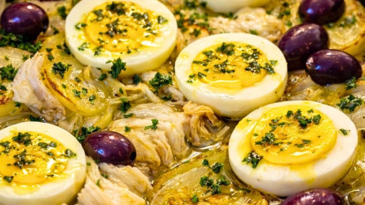 Imagem ilustrativa da receita BACALHAU À GOMES DE SÁ