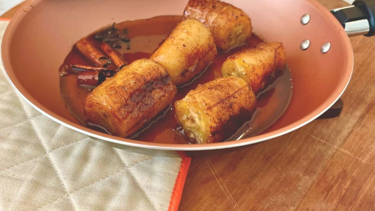 Imagem ilustrativa da receita BANANA CARAMELIZADA COM ESPECIARIAS