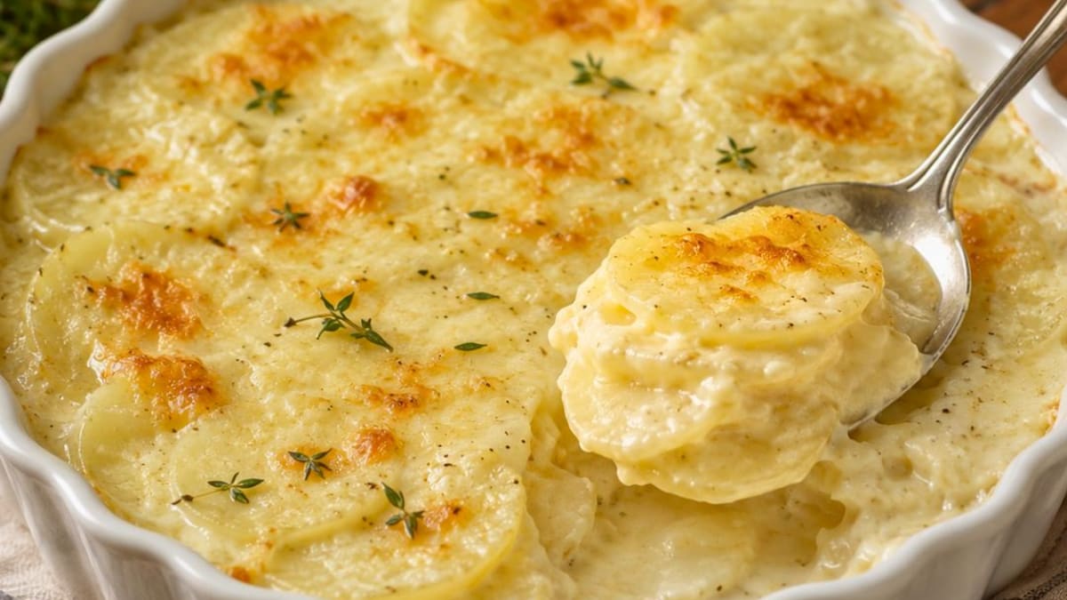 Imagem ilustrativa da receita BATATA-DOCE GRATINADA CREMOSA