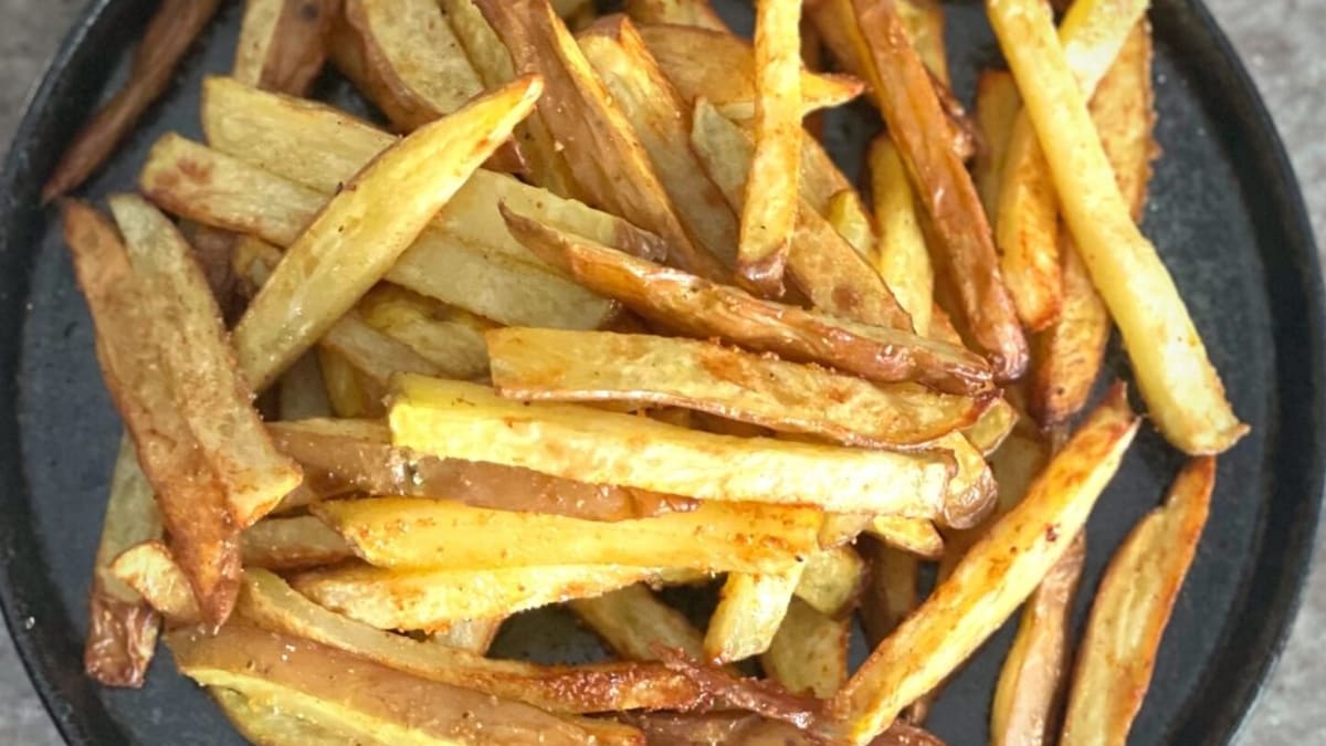 Imagem ilustrativa da receita BATATA  FRITA SEM FRITAR