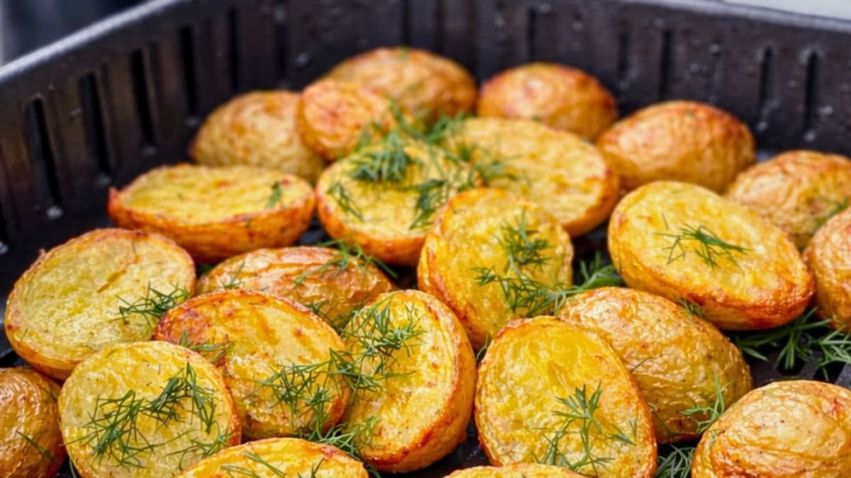 Imagem ilustrativa da receita BATATA NA AIRFRYER CROCANTE
