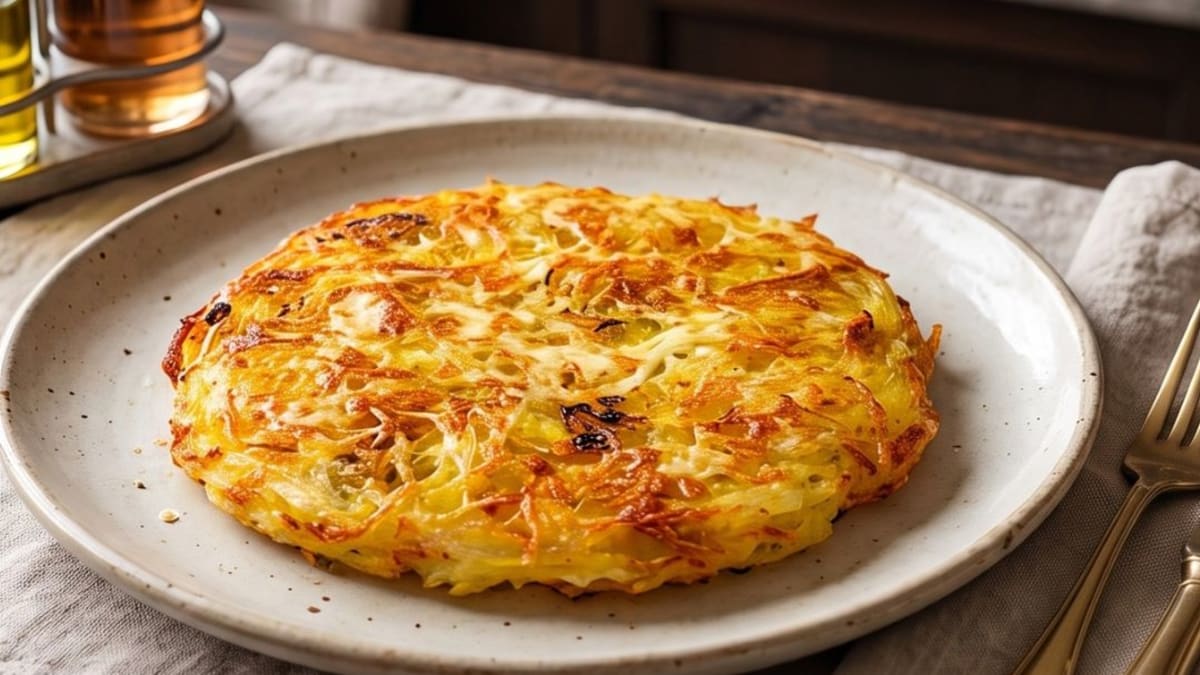 Imagem ilustrativa da receita BATATA ROSTI (SUÍÇA) NA AIRFRYER