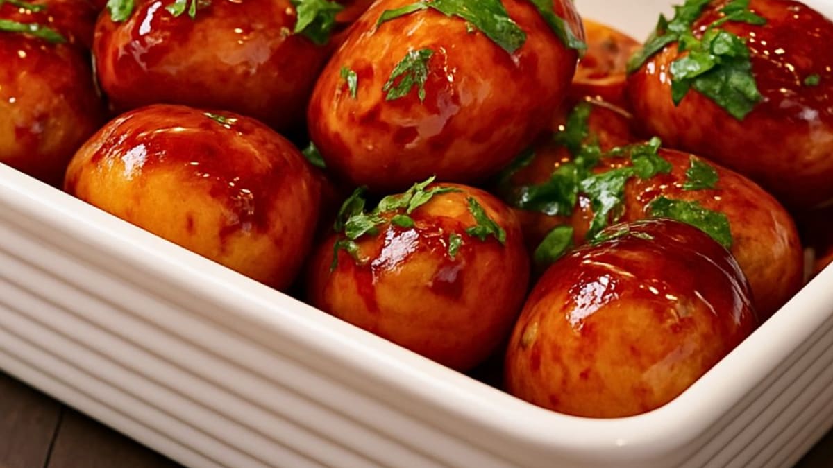 Imagem ilustrativa da receita BATATINHA ORIENTAL AO SHOYU E MEL