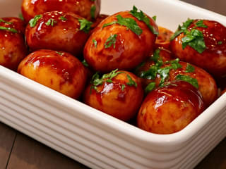 Imagem ilustrativa da receita BATATINHA ORIENTAL AO SHOYU E MEL