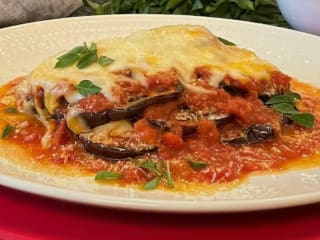 Imagem ilustrativa da receita BERINJELA À PARMEGIANA
