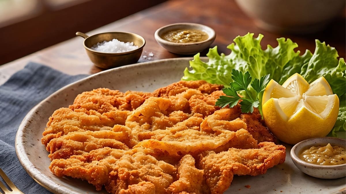 Imagem ilustrativa da receita BIFE À MILANESA DE FORNO SEM GLÚTEN