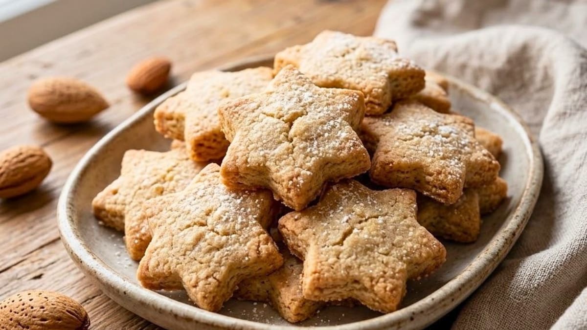 Imagem ilustrativa da receita BISCOITOS DE AMÊNDOAS AMANTEIGADOS