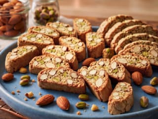 Imagem ilustrativa da receita BISCOITO ITALIANO DE AMÊNDOAS – BISCOTTI