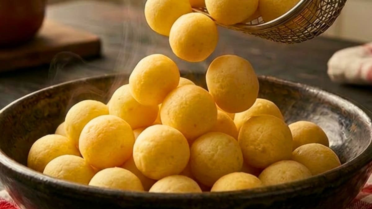 Imagem ilustrativa da receita BOLINHAS DE BATATA NA AIRFRYER