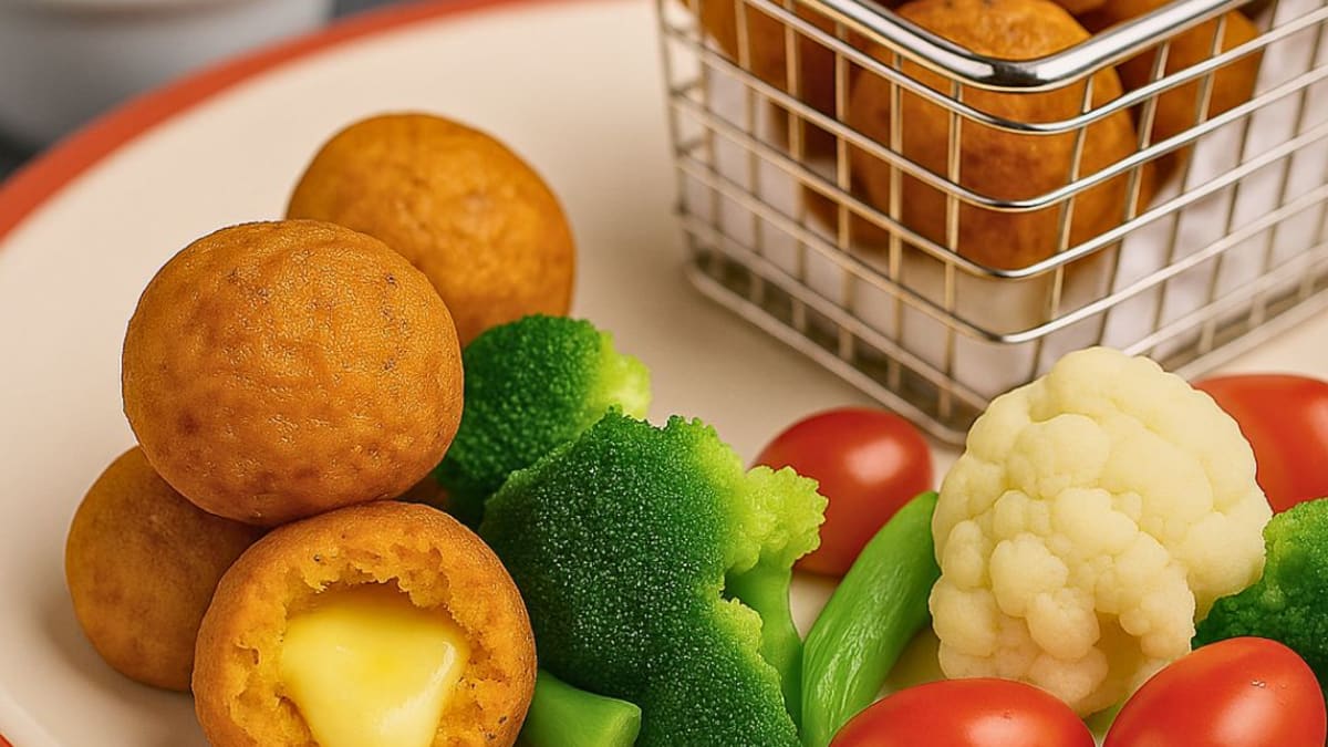 Imagem ilustrativa da receita BOLINHO DE ABÓBORA COM QUEIJO ASSADO