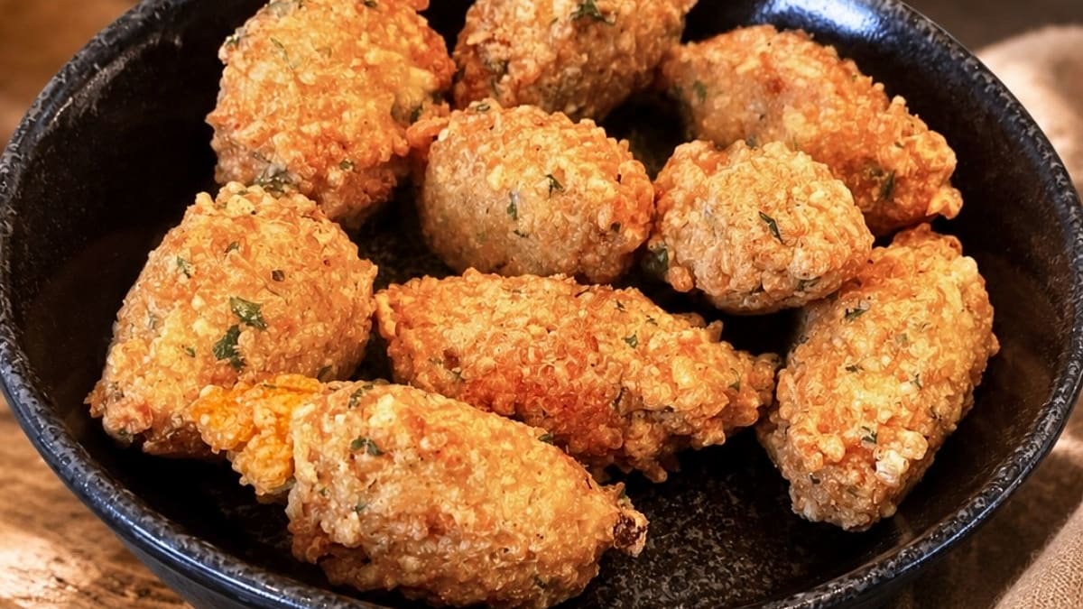 Imagem ilustrativa da receita BOLINHO DE ARROZ COM TAPIOCA SEQUINHO