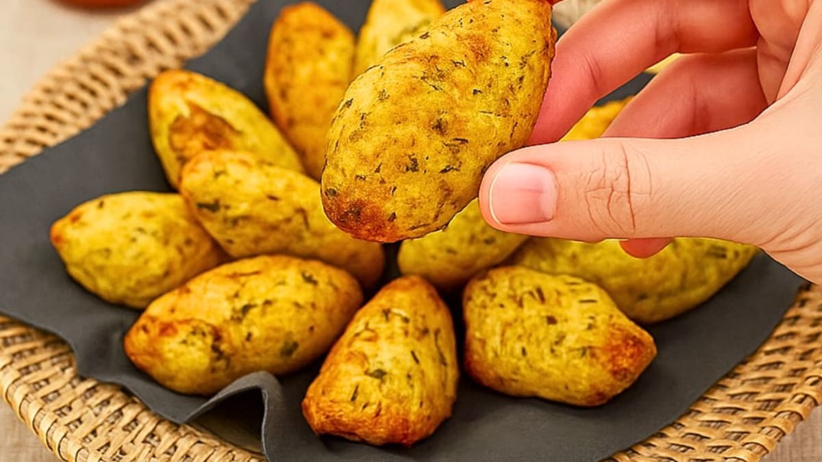 Imagem ilustrativa da receita BOLINHO DE BACALHAU NA AIRFRYER