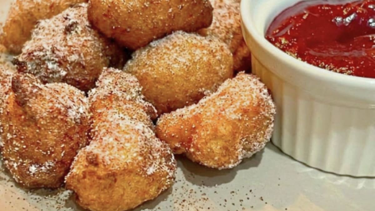 Imagem ilustrativa da receita BOLINHO DE CHUVA DE MANDIOCA SEM GLÚTEN