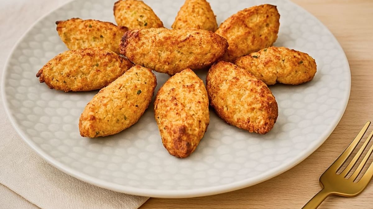 Imagem ilustrativa da receita BOLINHO DE COUVE-FLOR SEM TRIGO NA AIRFRYER