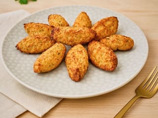Imagem ilustrativa da receita BOLINHO DE COUVE-FLOR SEM TRIGO NA AIRFRYER