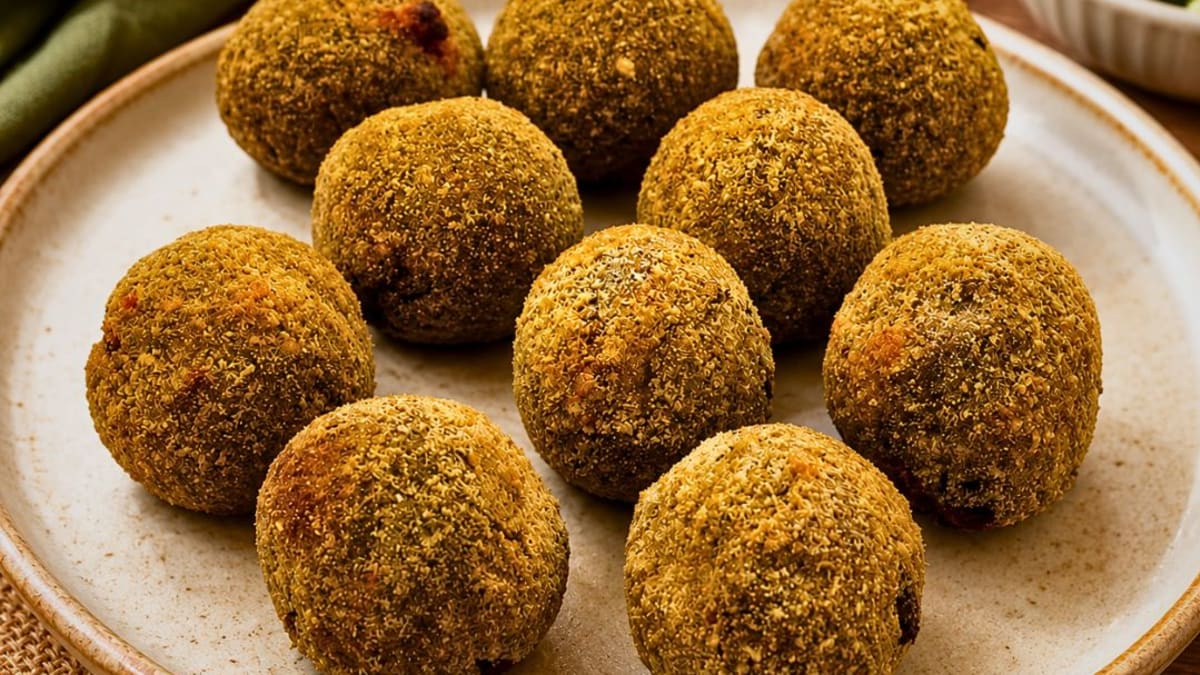 Imagem ilustrativa da receita BOLINHO DE FEIJOADA NA AIRFRYER CROCANTE