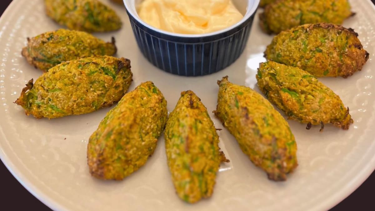 Imagem ilustrativa da receita BOLINHO DE LEGUMES COM AVEIA NA AIRFRYER