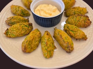 Imagem ilustrativa da receita BOLINHO DE LEGUMES COM AVEIA NA AIRFRYER