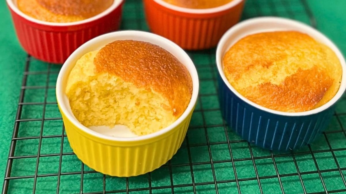 Imagem ilustrativa da receita BOLINHO DE QUEIJADINHA NA AIRFRYER