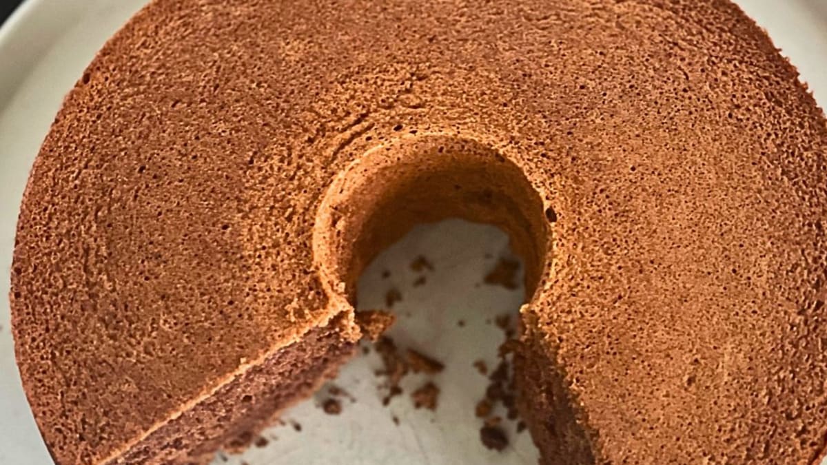 Imagem ilustrativa da receita BOLO CHIFFON DE CHOCOLATE