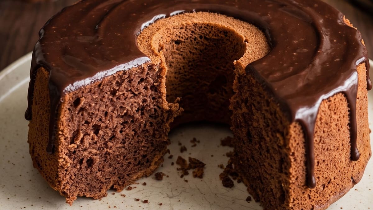 Imagem ilustrativa da receita BOLO CHIFFON DE CHOCOLATE