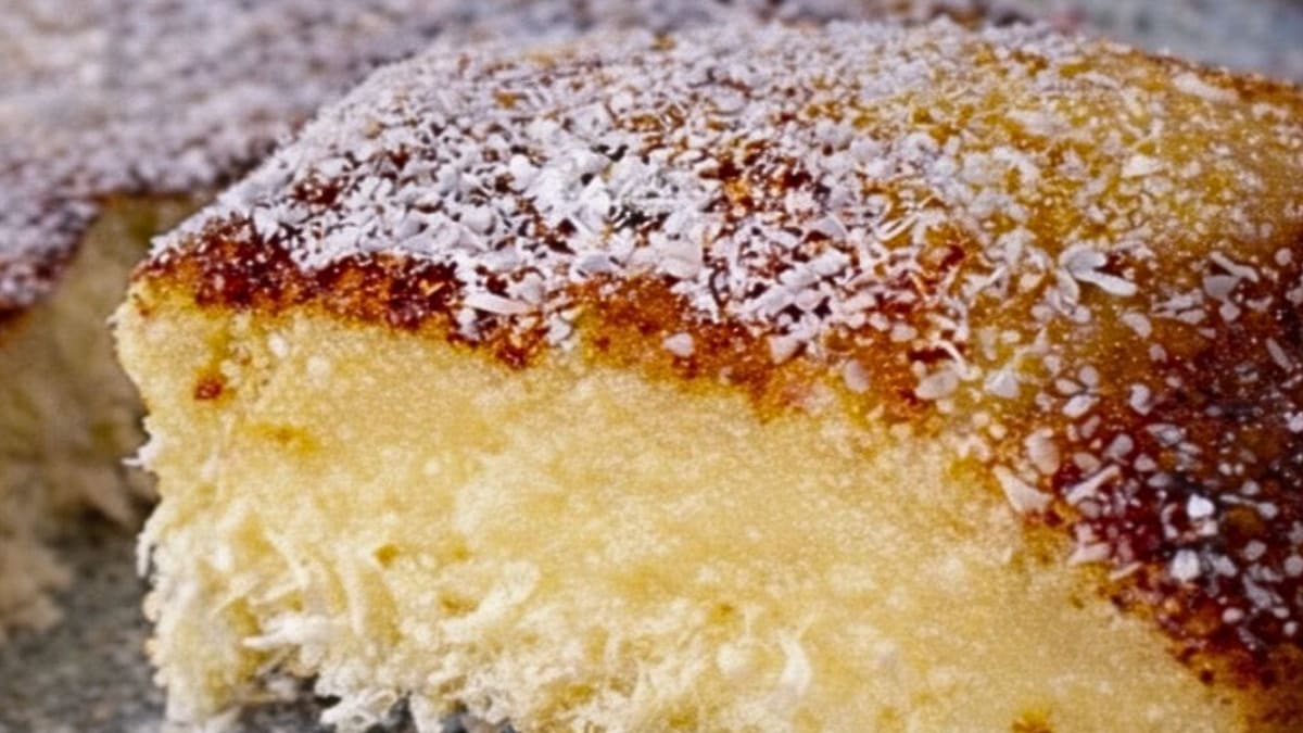 Imagem ilustrativa da receita BOLO DE COCO SEM GLÚTEN SUPER CREMOSO